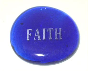 Faith Word Stone